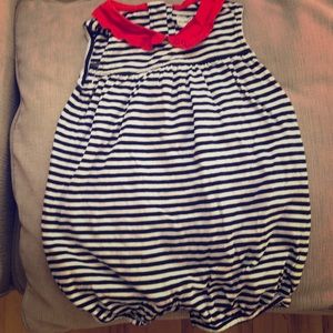Baby Gap red white and blue romper 🇺🇸